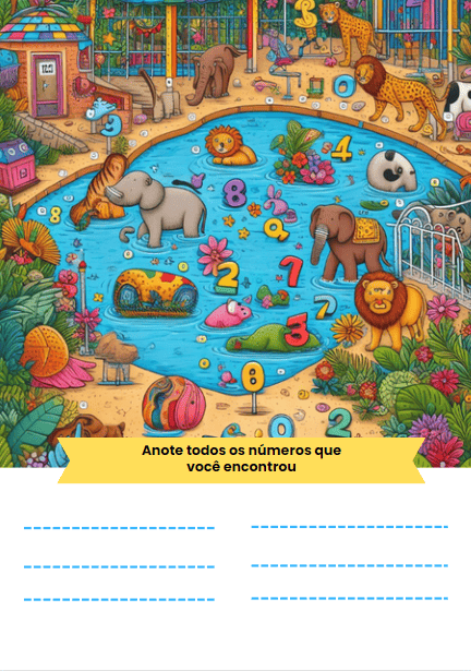 atividade,encontre os numeros